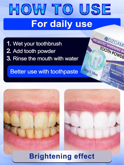 PureWhite Powder — Tooth Whitening + Plaque Removal Mineral Formula