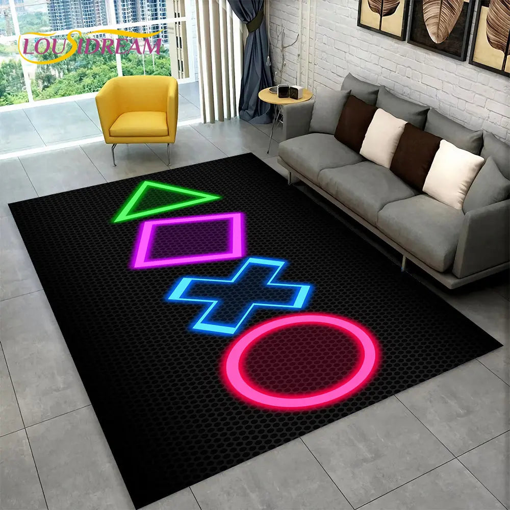 3D Soft Playmat for Kids and Gamers – Gamepad Floor Mat