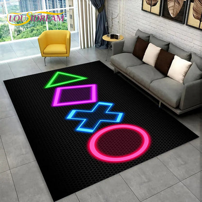 3D Soft Playmat for Kids and Gamers – Gamepad Floor Mat