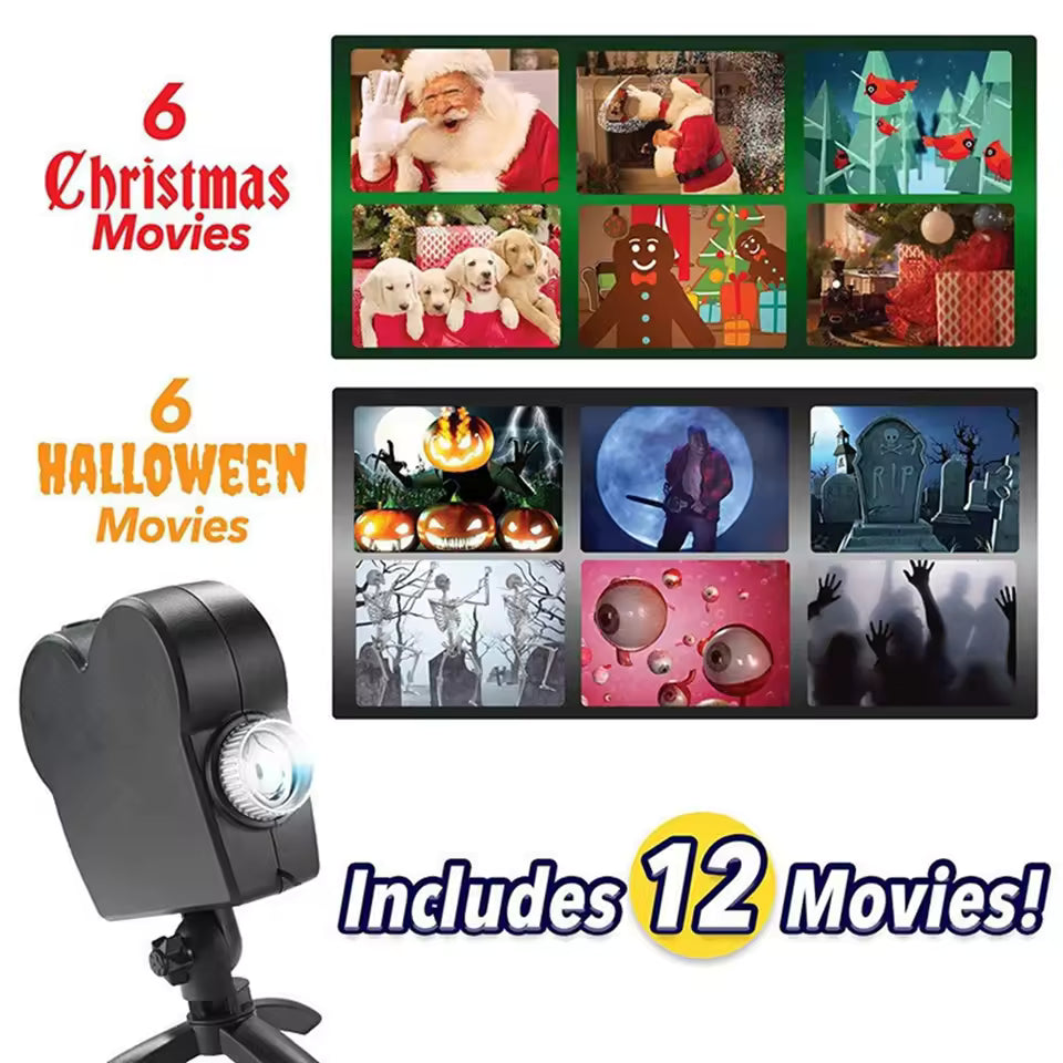 SpectraScare Projector – Ultimate Holiday Window Animation Kit