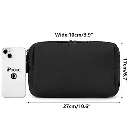 Men's Toiletry Bag – Water-Resistant, Spacious & Practical with Wet Compartment and Double Zipper