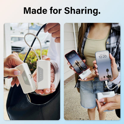 Dual 10,000 mAh Magnetic Power Bank for On-the-Go Charging