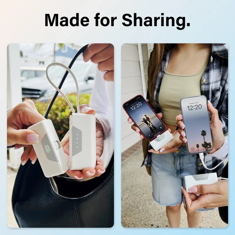 Dual 10,000 mAh Magnetic Power Bank for On-the-Go Charging