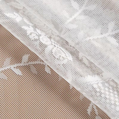 Elegant Floral Lace Round Table Cover