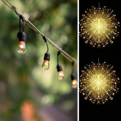 8-Mode Waterproof Solar Garden Lights for Outdoor Pathways and Landscape
