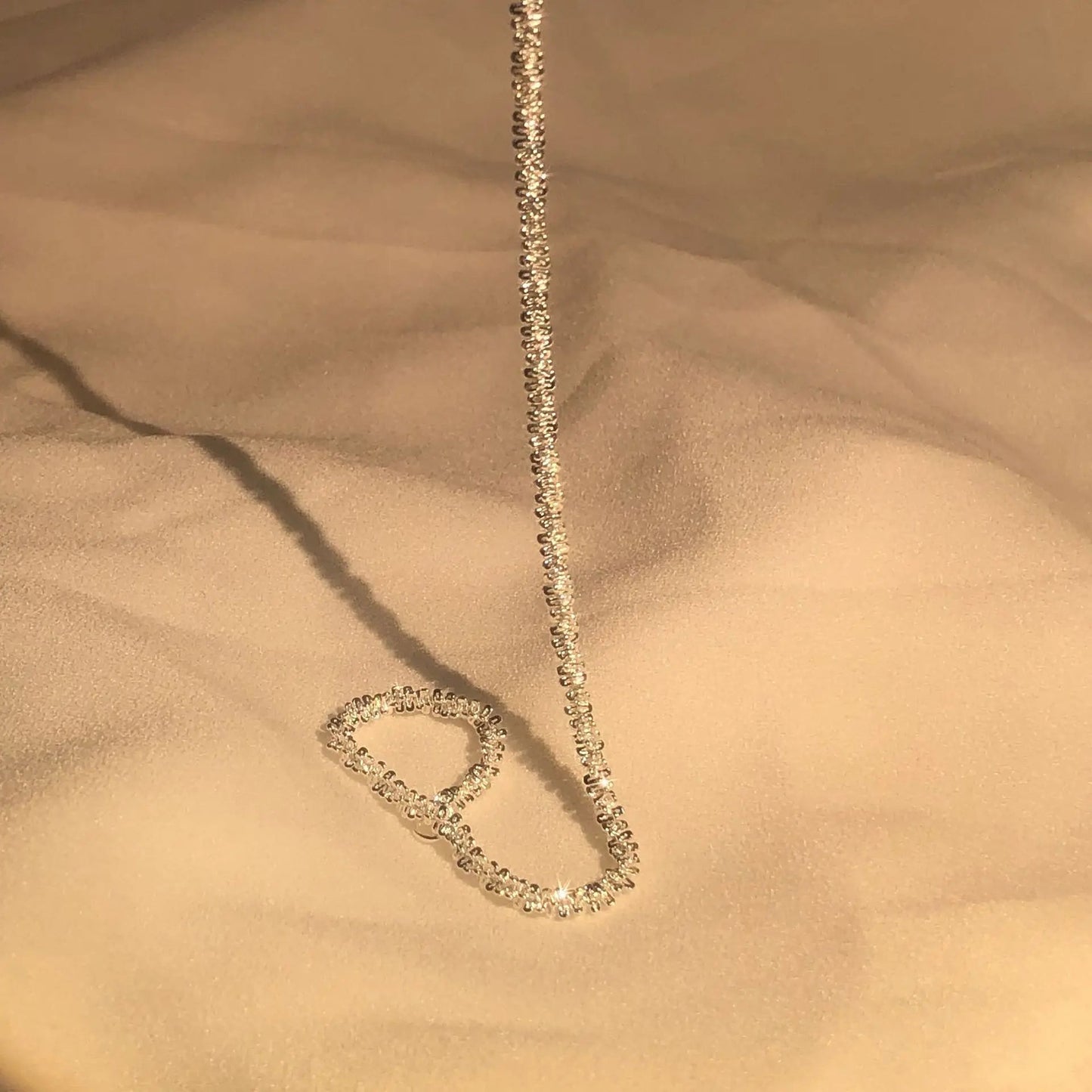 Liquid Silver Bracelet – 925 Sterling Silver Water-Inspired Wristband