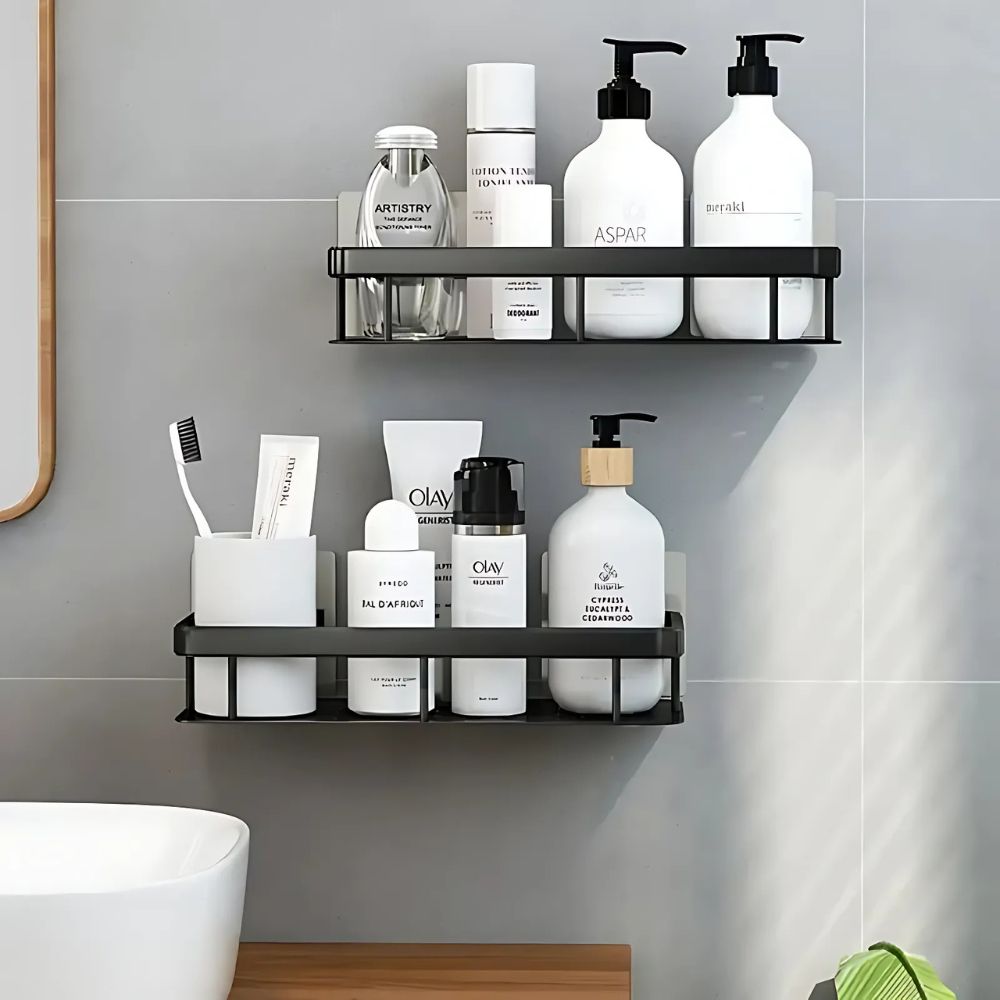 Wall-Mounted Shower Storage Solution