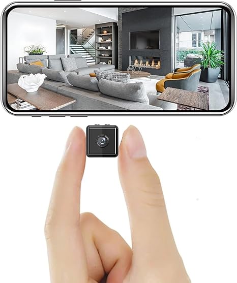 Compact Surveillance Camera with Night Vision and Motion Alerts