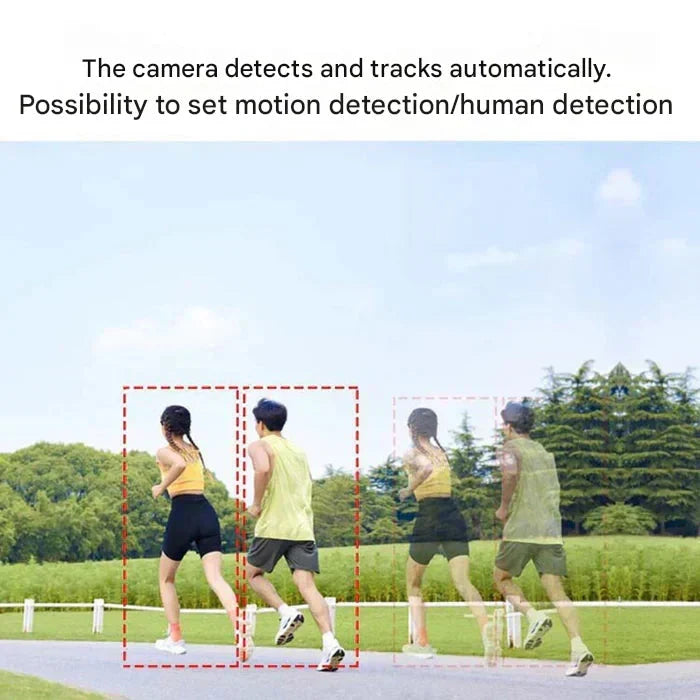 Eco-Friendly Solar-Powered Security Camera with Dual Lenses