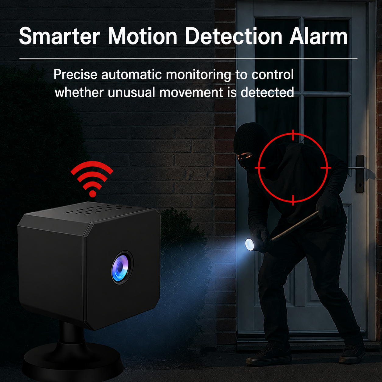 Wireless Security Camera | Solar-Powered & Rechargeable | Color Night Vision