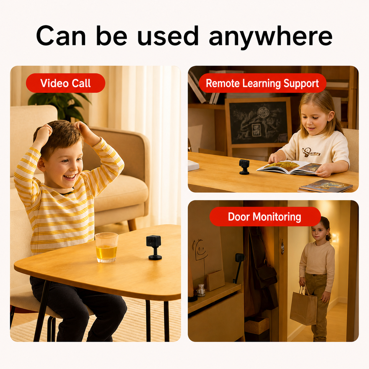 Wireless Security Camera | Solar-Powered & Rechargeable | Color Night Vision