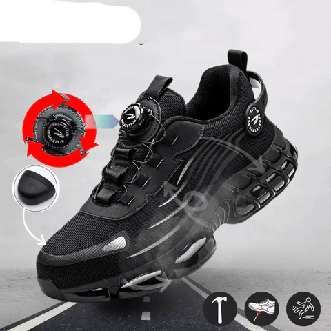 Ultimate Comfort Safety Shoes for Men with Quick-Lock System