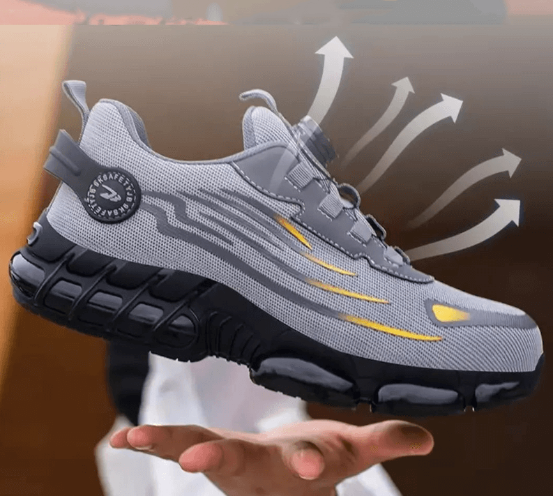 Ultimate Comfort Safety Shoes for Men with Quick-Lock System