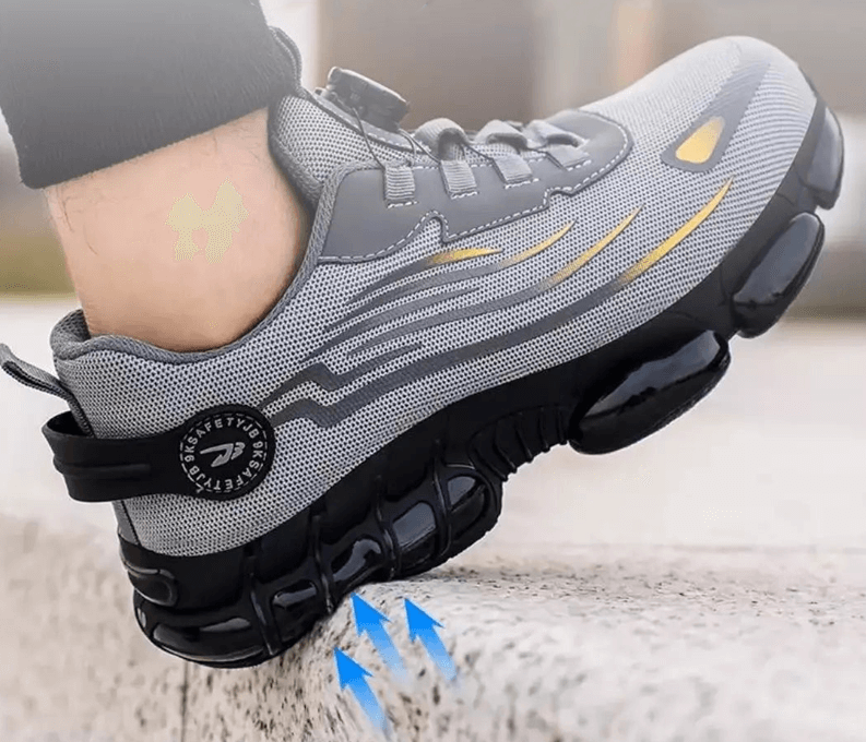 Ultimate Comfort Safety Shoes for Men with Quick-Lock System