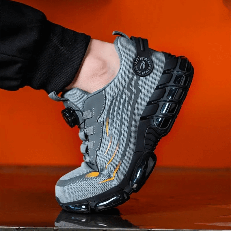 Ultimate Comfort Safety Shoes for Men with Quick-Lock System