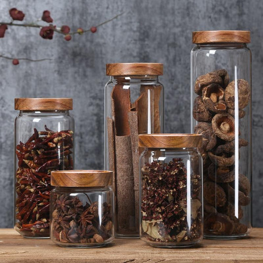 Stackable Airtight Glass Storage Containers for Kitchen Organization