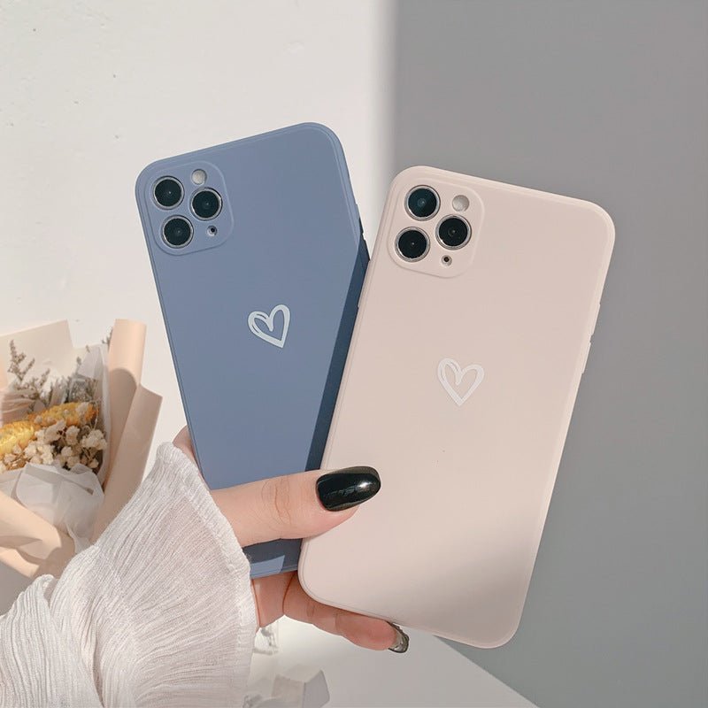 Shockproof Phone Case with Heart Design - Candy Love Style
