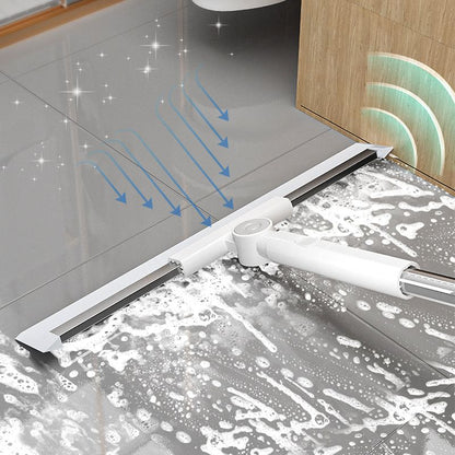 Triple-Action Cleaning Tool with Telescopic Handle
