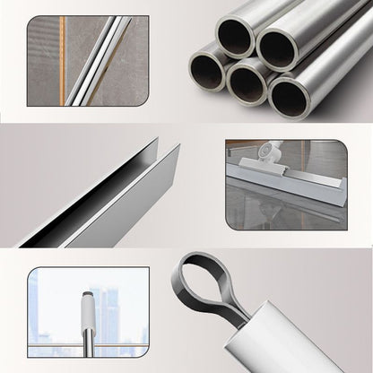 Triple-Action Cleaning Tool with Telescopic Handle