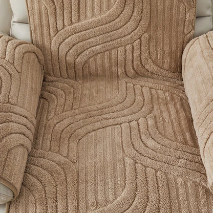 LuxuraSoft Non-Slip Recliner Protector Cover