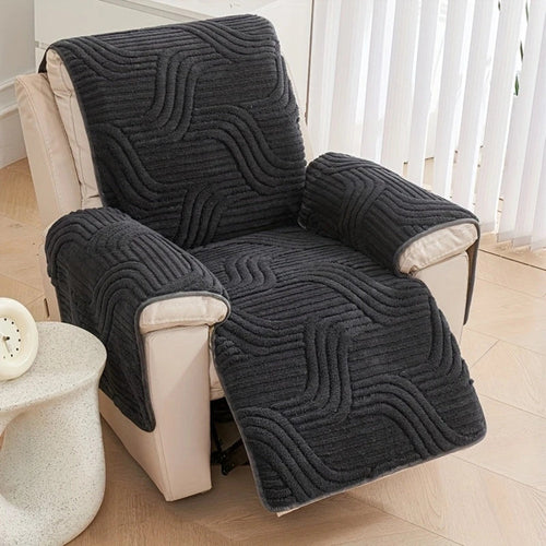 LuxuraSoft Non-Slip Recliner Protector Cover