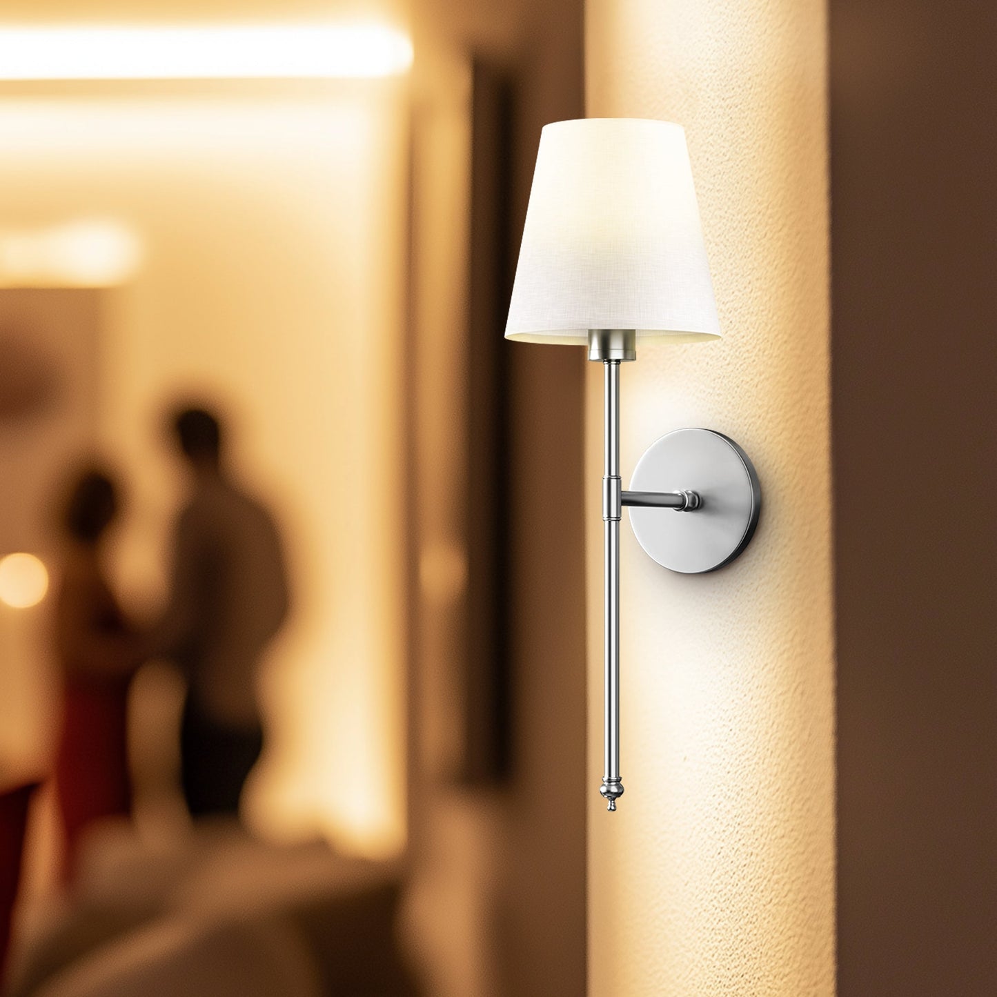 Sleek Wireless Wall Lights for Effortless Ambiance
