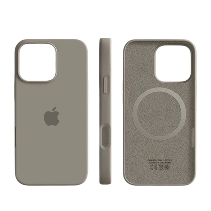 Silicone Soft-Touch Case for iPhone – Compatible with MagSafe