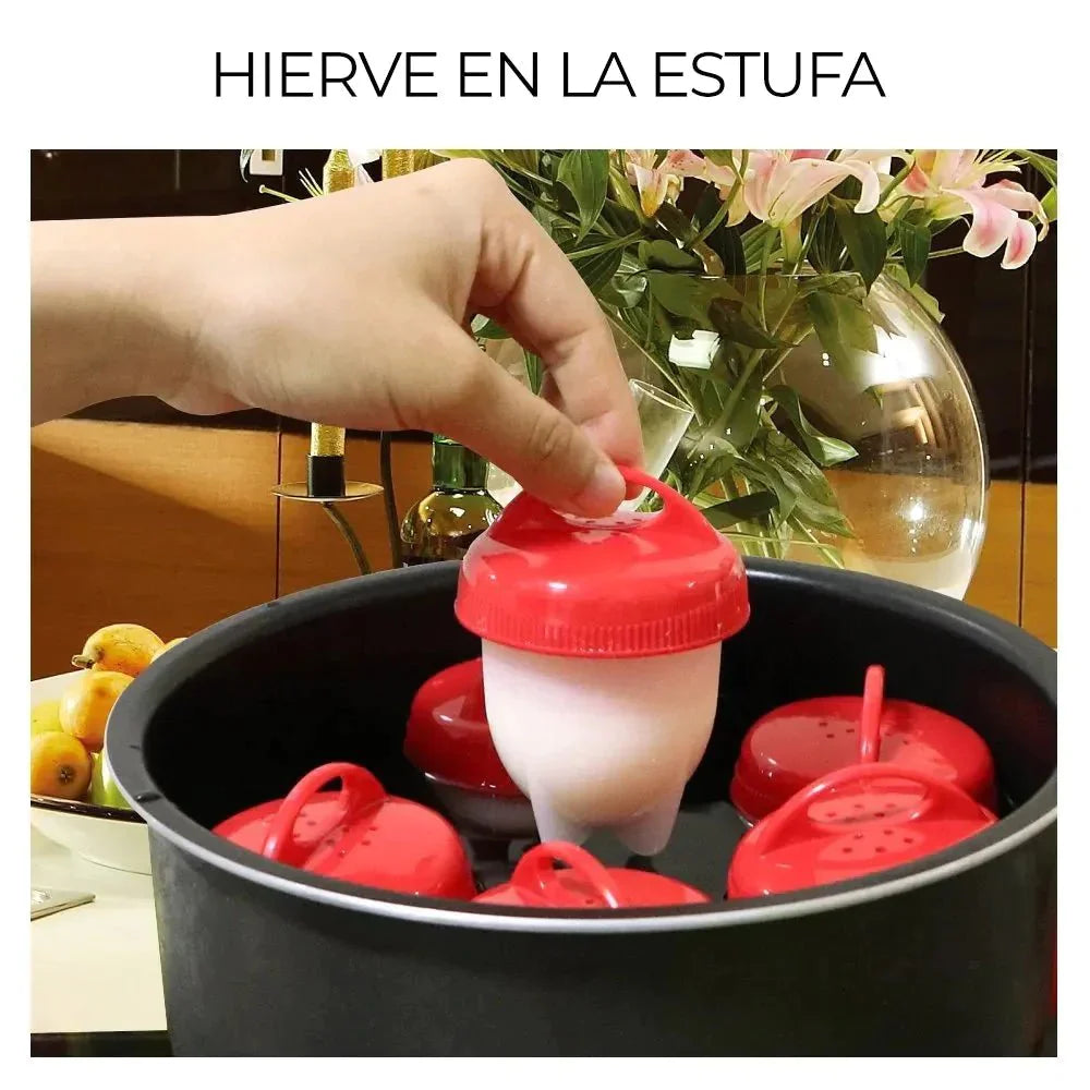 EggMaster Silicone Egg Cooker for Effortless Boiling