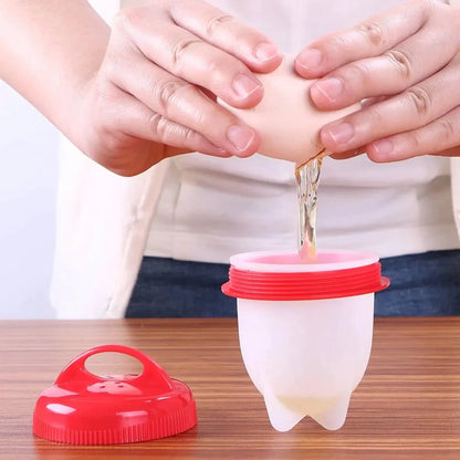 EggMaster Silicone Egg Cooker for Effortless Boiling