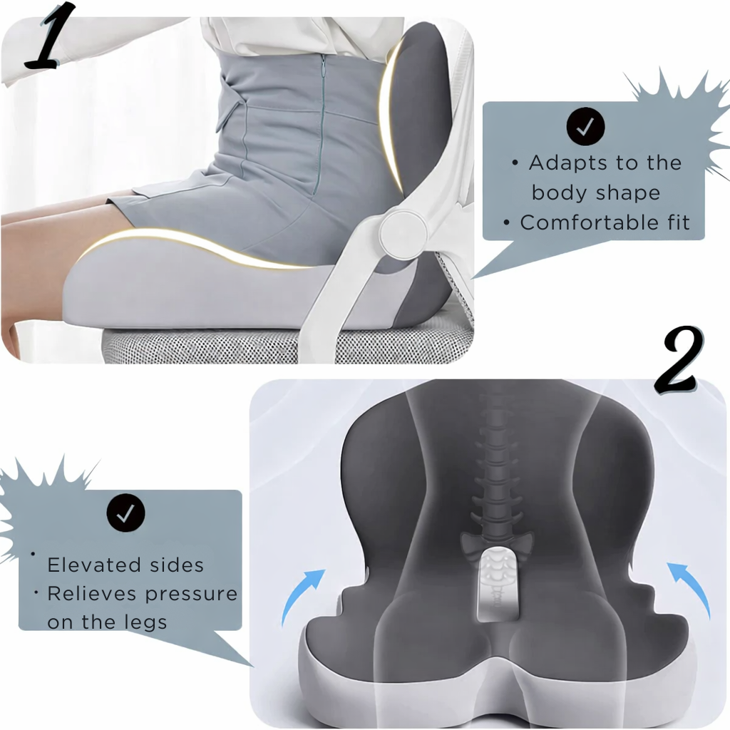 Ultimate Comfort Cushion | Ergonomic Memory Foam Support