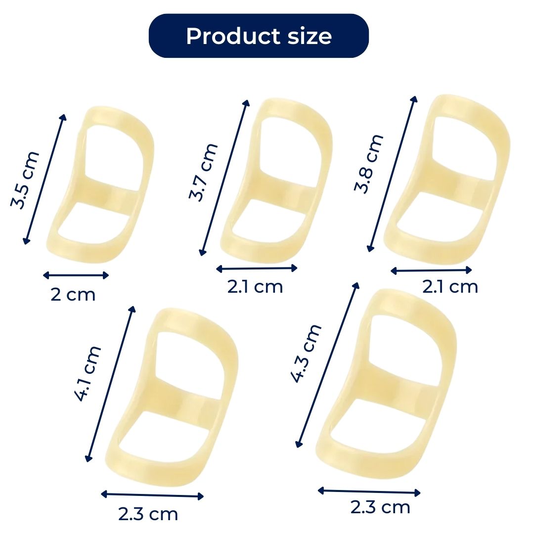 Waterproof Finger Splint with 8 Rings – Stability for Pain Relief