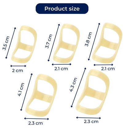 Waterproof Finger Splint with 8 Rings – Stability for Pain Relief