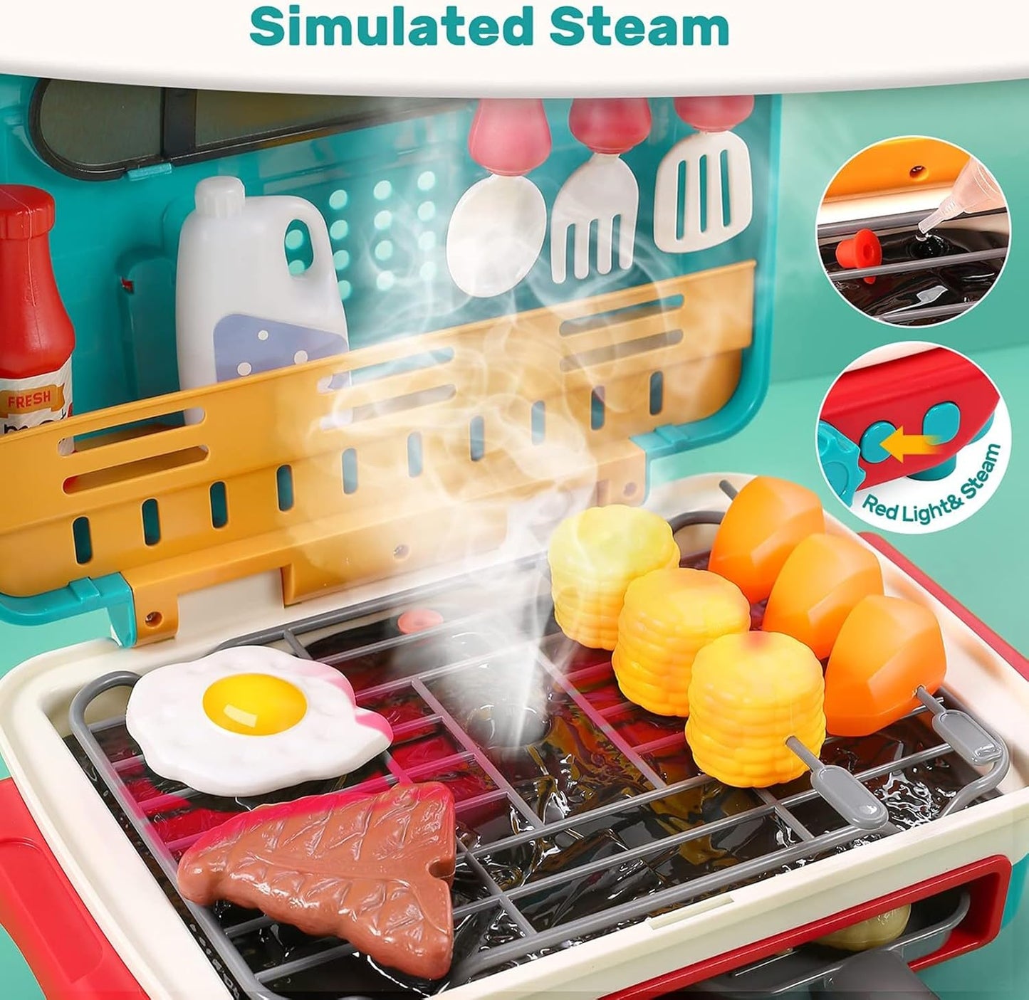 GrillMaster Pro™ | Kids' Interactive BBQ Playset