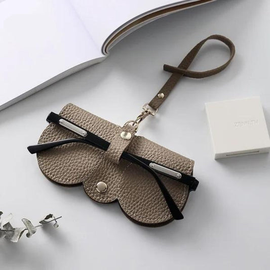 Elegant Leather Eyewear Case | Stylish Protection for Your Glasses