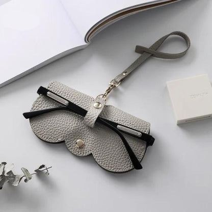 Elegant Leather Eyewear Case | Stylish Protection for Your Glasses
