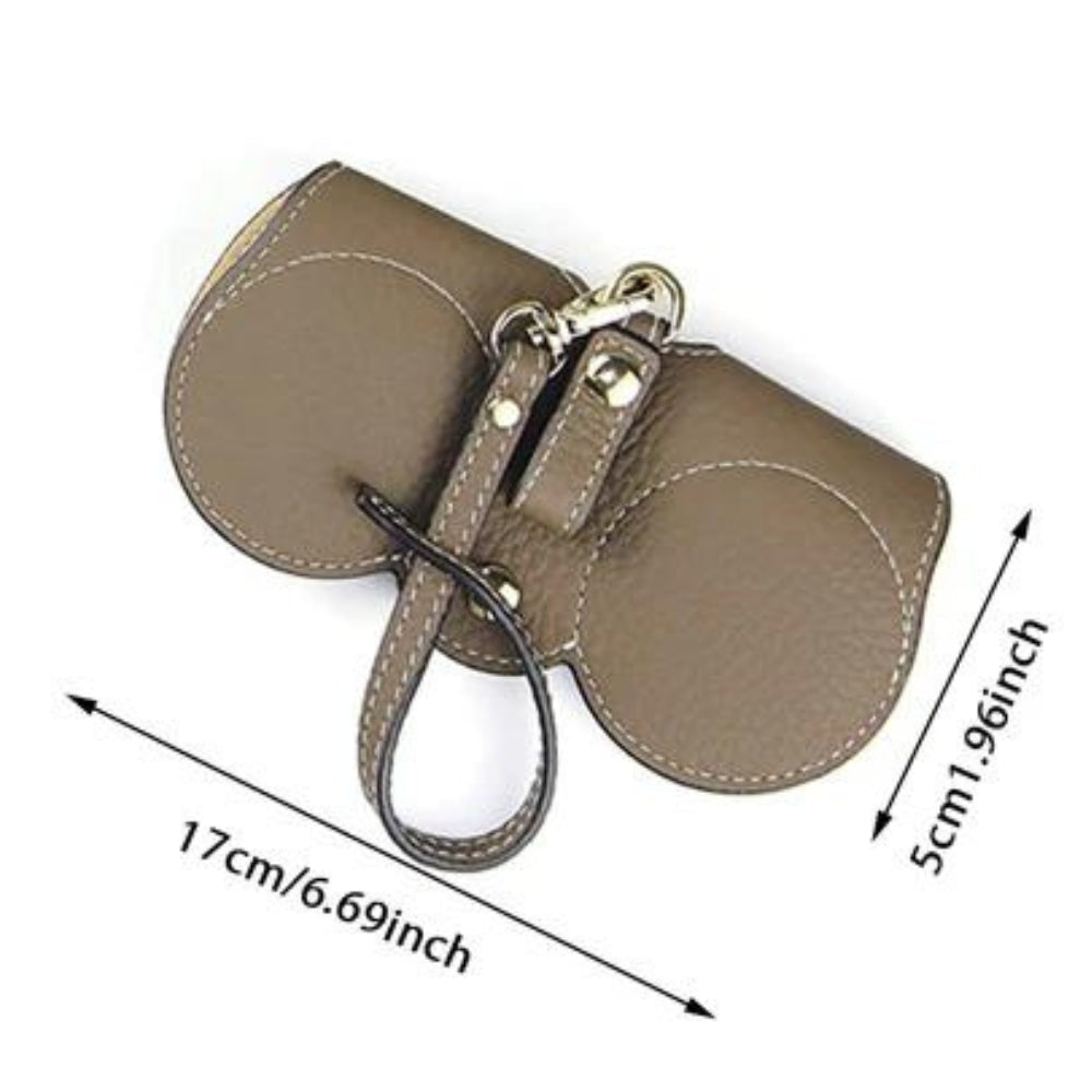 Elegant Leather Eyewear Case | Stylish Protection for Your Glasses