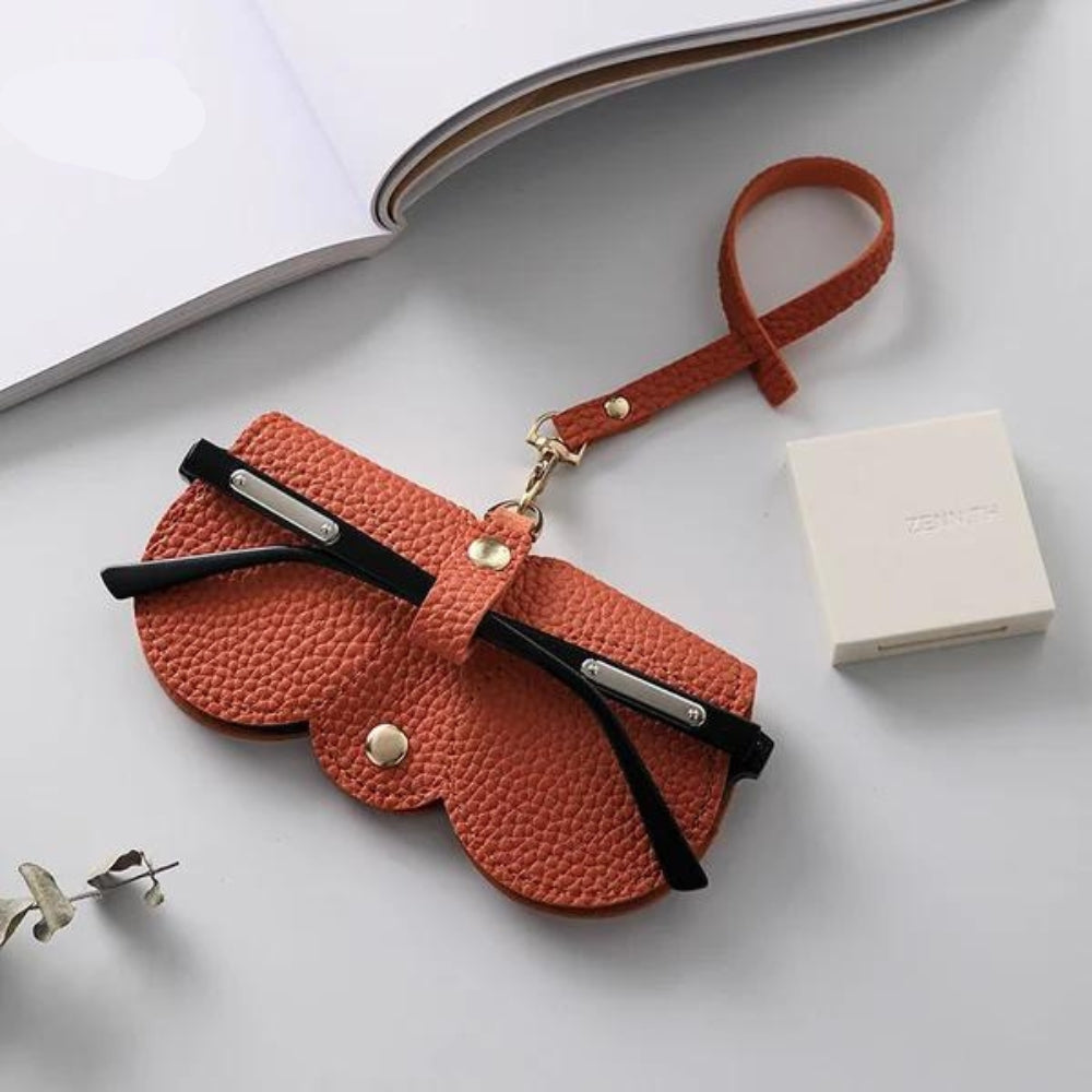 Elegant Leather Eyewear Case | Stylish Protection for Your Glasses