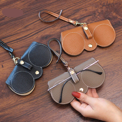 Elegant Leather Eyewear Case | Stylish Protection for Your Glasses