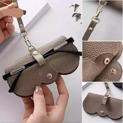Elegant Leather Eyewear Case | Stylish Protection for Your Glasses