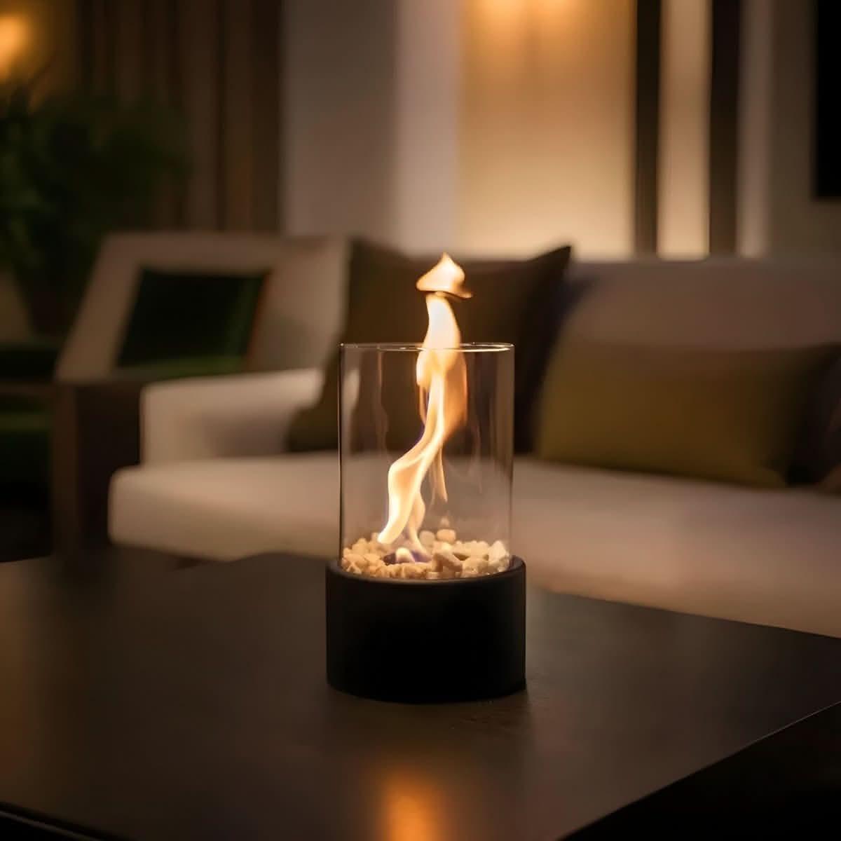 Tabletop Fireplace – Portable Design for Sophisticated Ambiance