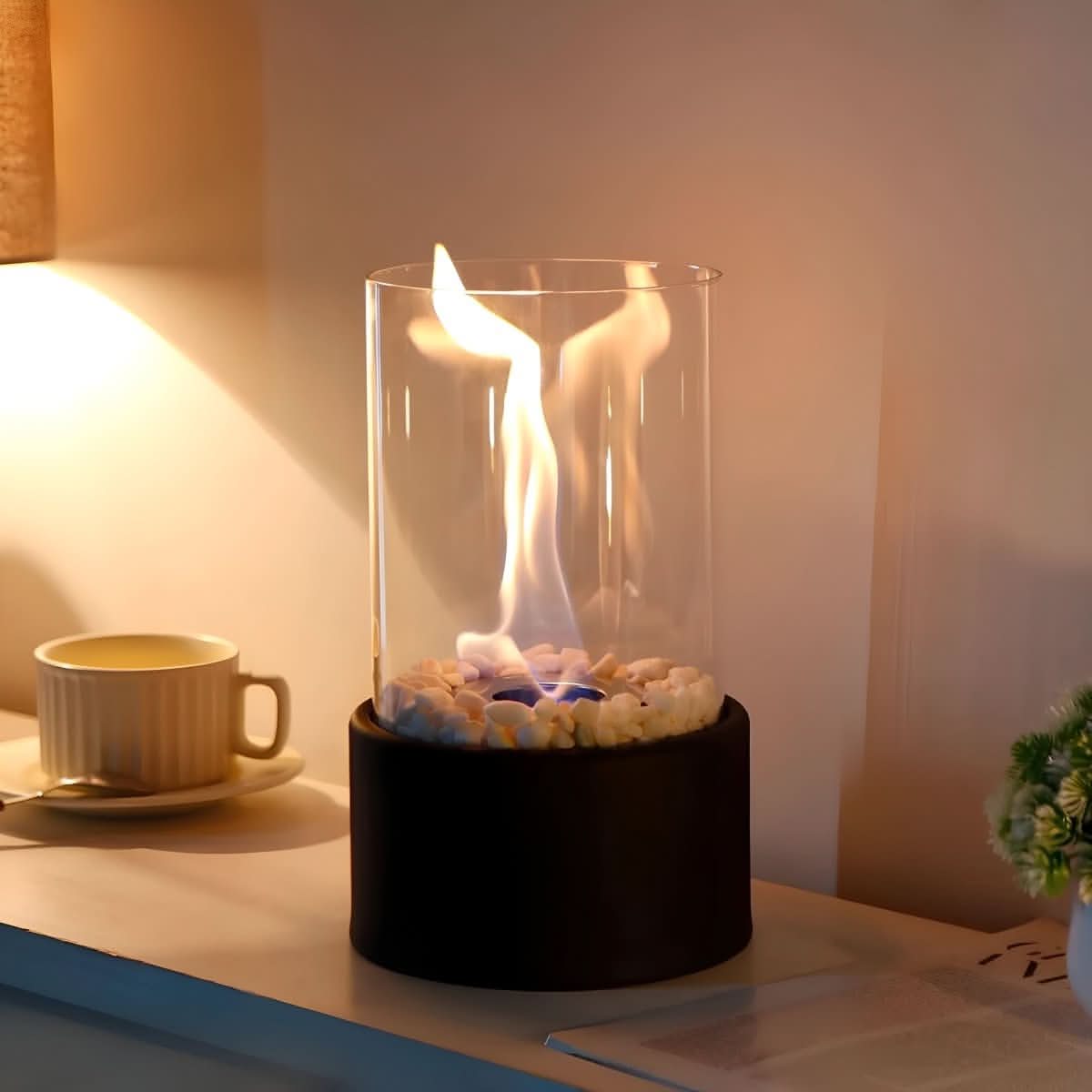 Tabletop Fireplace – Portable Design for Sophisticated Ambiance