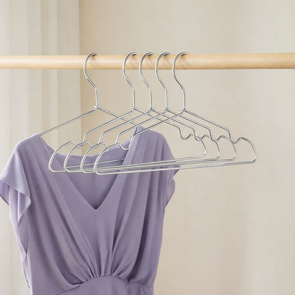Elegant Aluminium Hangers | Set of 12 for Clutter-Free Closets