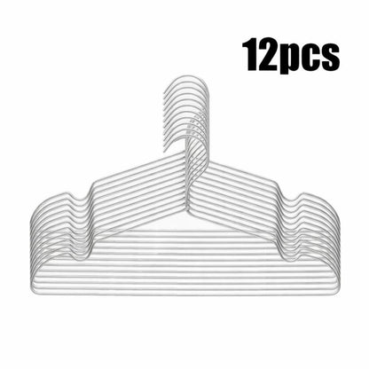 Elegant Aluminium Hangers | Set of 12 for Clutter-Free Closets