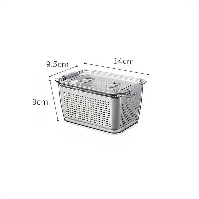 Large Capacity Storage Basket for Refrigerator - Multifunctional Organizer