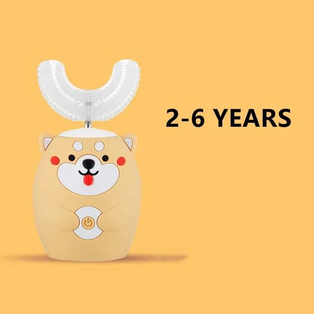 Interactive Electric U-Shaped Toothbrush for Kids