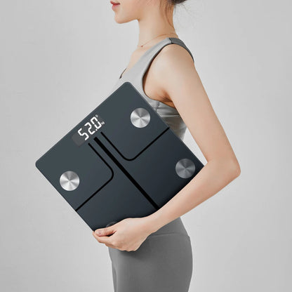 Body Weight Scale with ITO Sensor - 12 Metrics, Bluetooth App, 400 lb Capacity