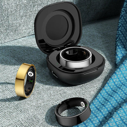 Health Monitoring Ring - Heart Rate, SpO₂, Skin Temperature, Sleep & Fitness Tracker - Waterproof