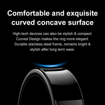 Health Monitoring Ring - Heart Rate, SpO₂, Skin Temperature, Sleep & Fitness Tracker - Waterproof