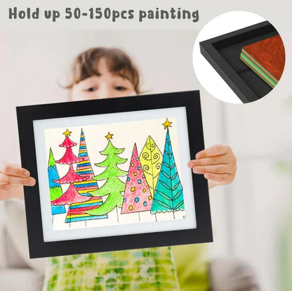 Magnetic Frame for Creative Display of Children's Artwork