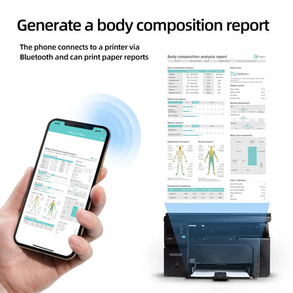 Smart Body Composition Scale with 8 Electrodes, Wi-Fi & Bluetooth, 400 lb Capacity